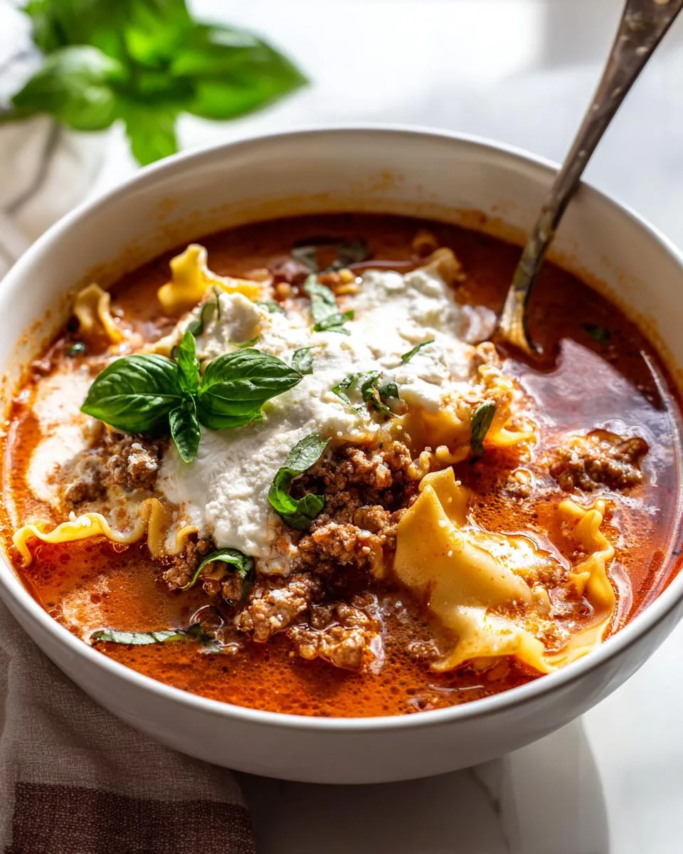 Crockpot Lasagna Soup - detail 4