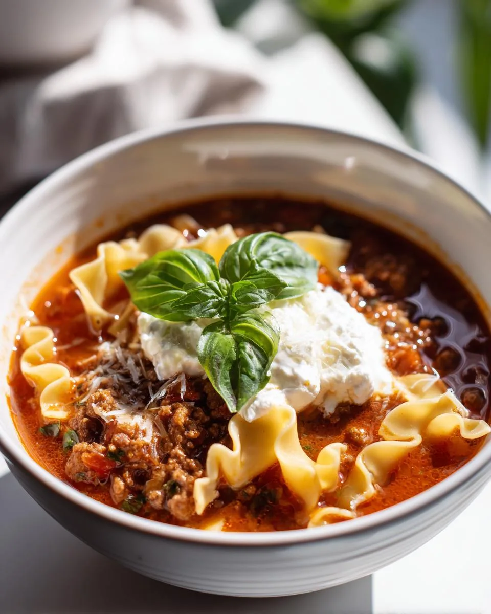 Crockpot Lasagna Soup - detail 5