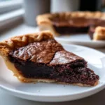 Dark Chocolate Chess Pie