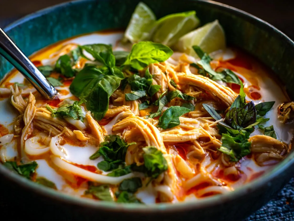 30-Minute Easy Thai Chicken Soup – Mouthwatering Comfort