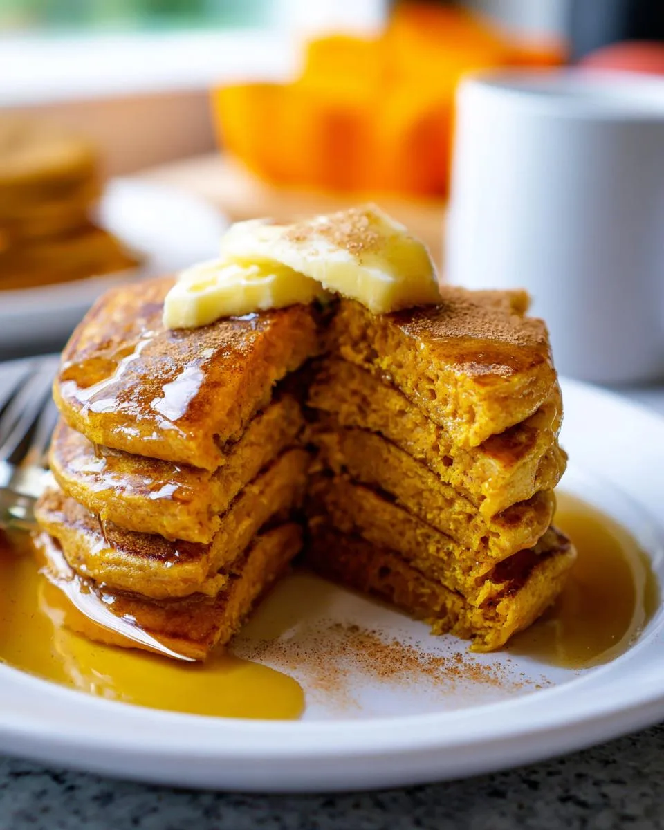 Healthy Pumpkin Pancakes Recipe - detail 2