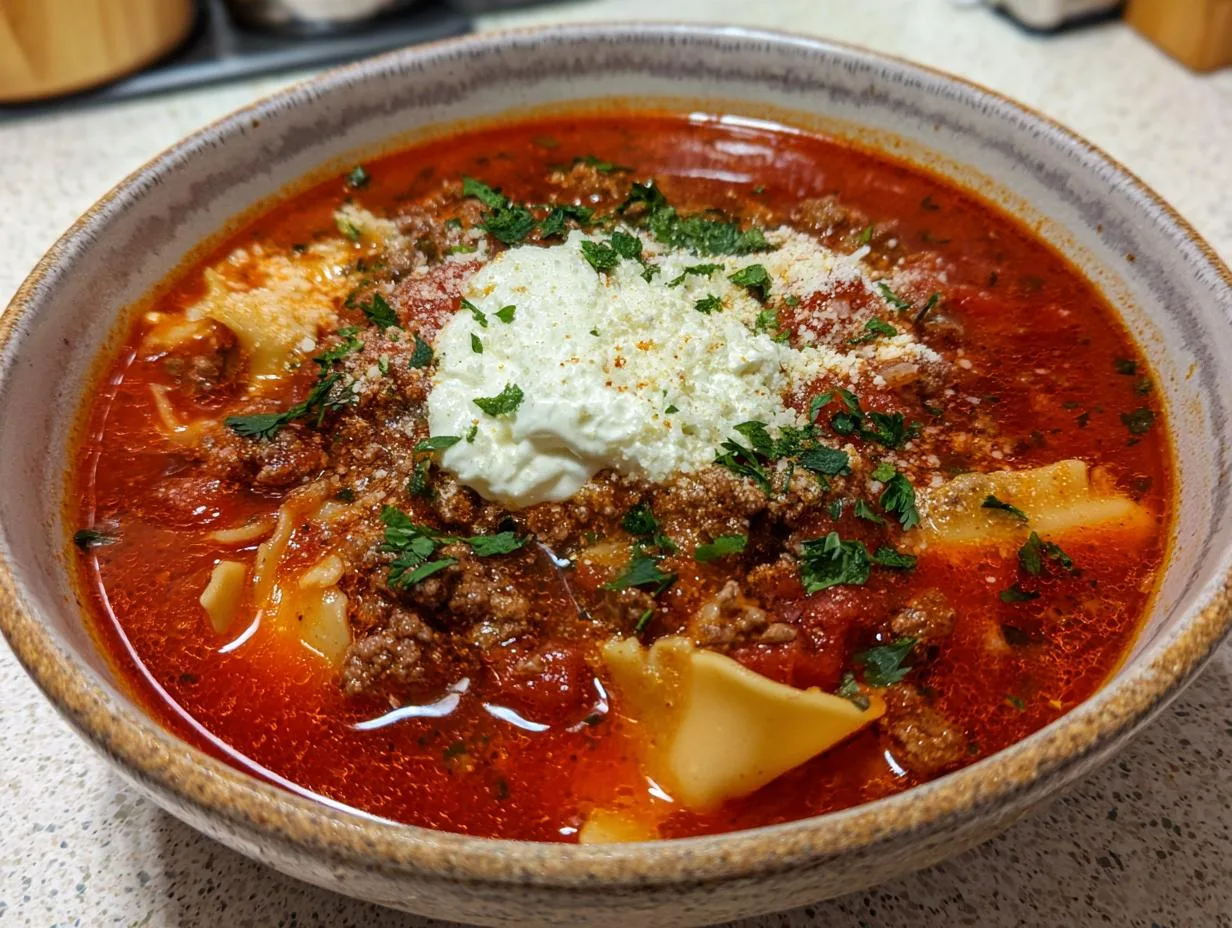 28g Protein High Protein Lasagna Soup: Flavorful Game Changer