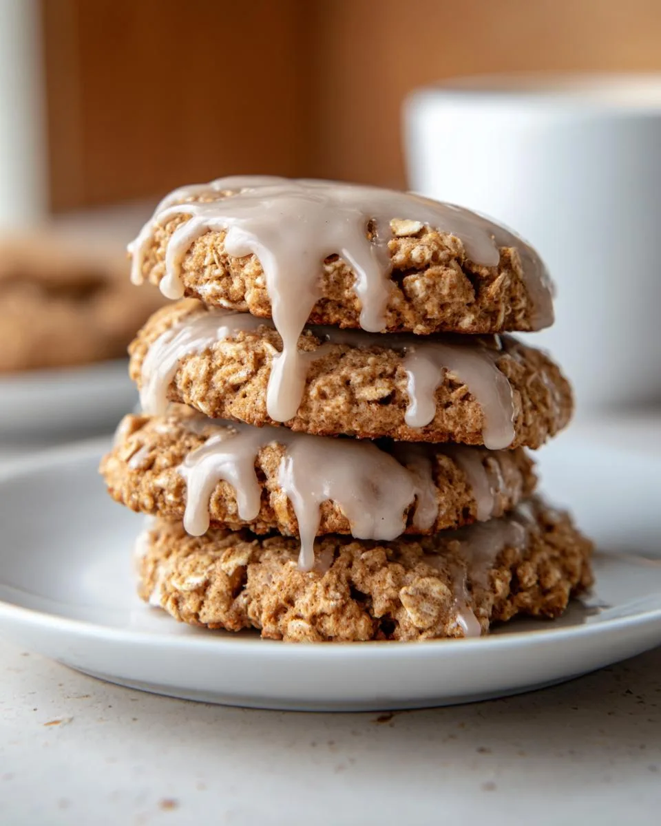 Iced Pumpkin Oatmeal Cookies - detail 4
