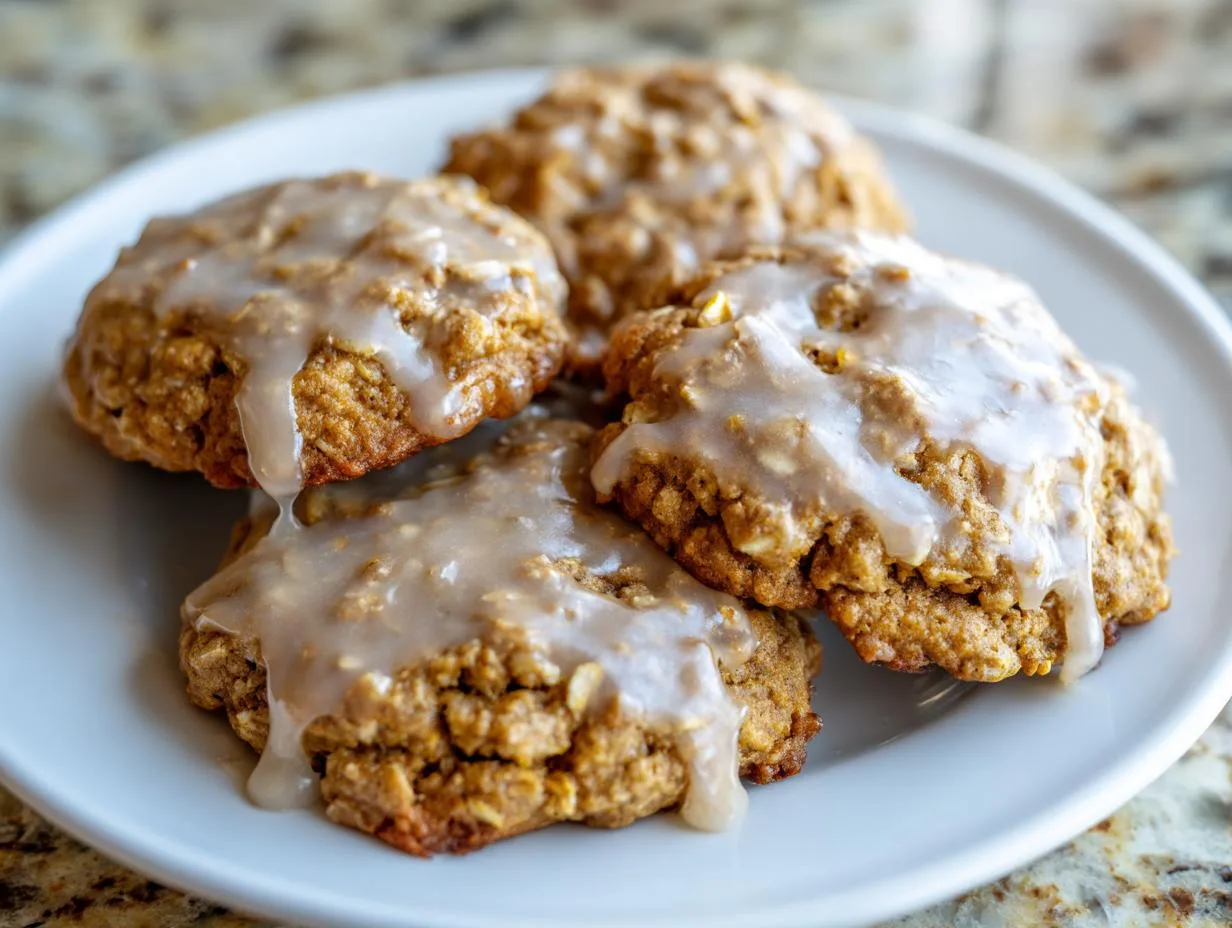 Irresistible Iced Pumpkin Oatmeal Cookies in Just 30 Minutes