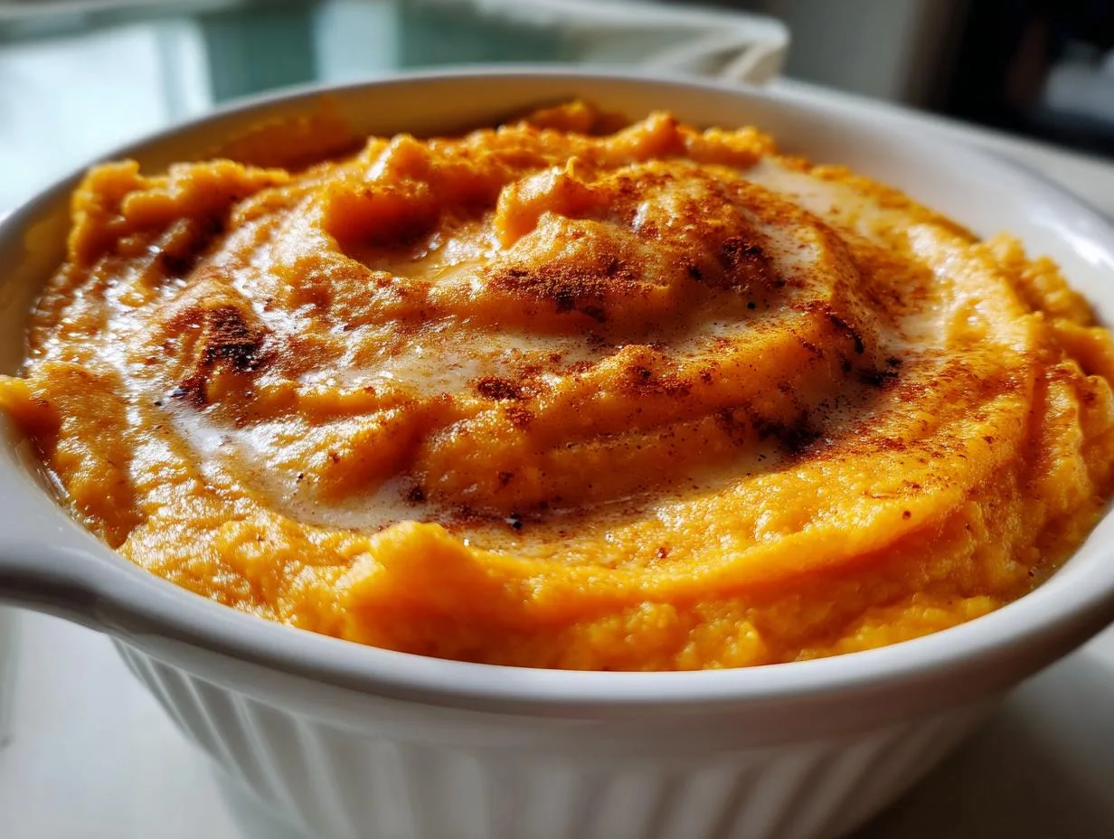 Irresistible Creamy Mashed Sweet Potatoes in 7 Ingredients
