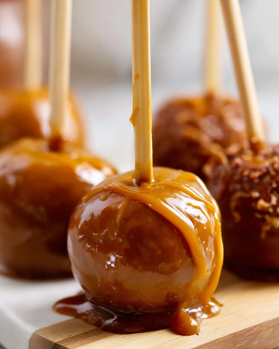Mini Caramel Apples for Fall - detail 3