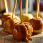 Mini Caramel Apples for Fall