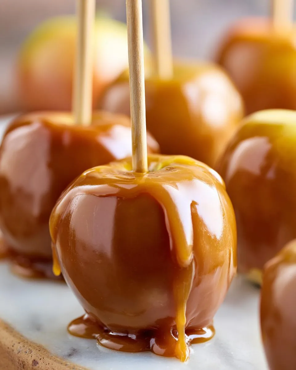Mini Caramel Apples for Fall - detail 2