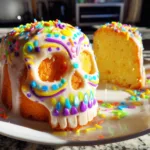 Mini Lemon Sugar Skull Cakes