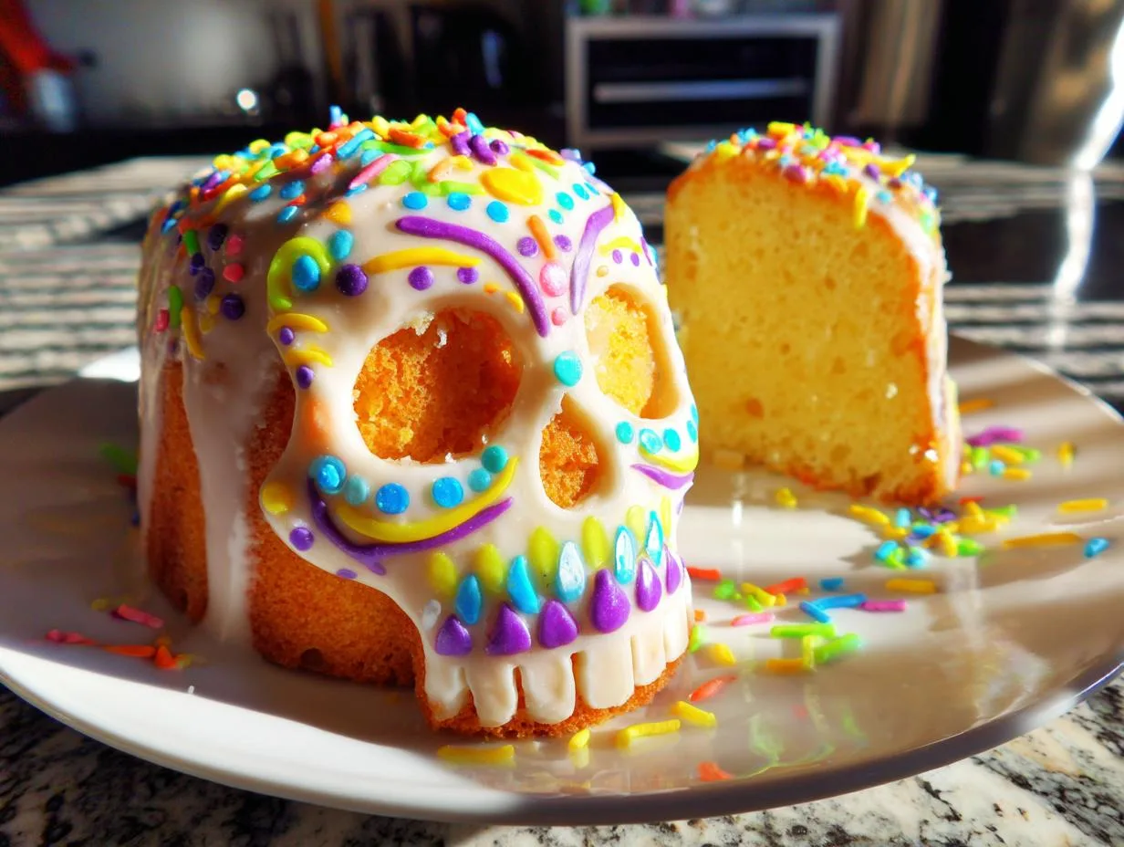Irresistible Mini Lemon Sugar Skull Cakes in 25 Minutes