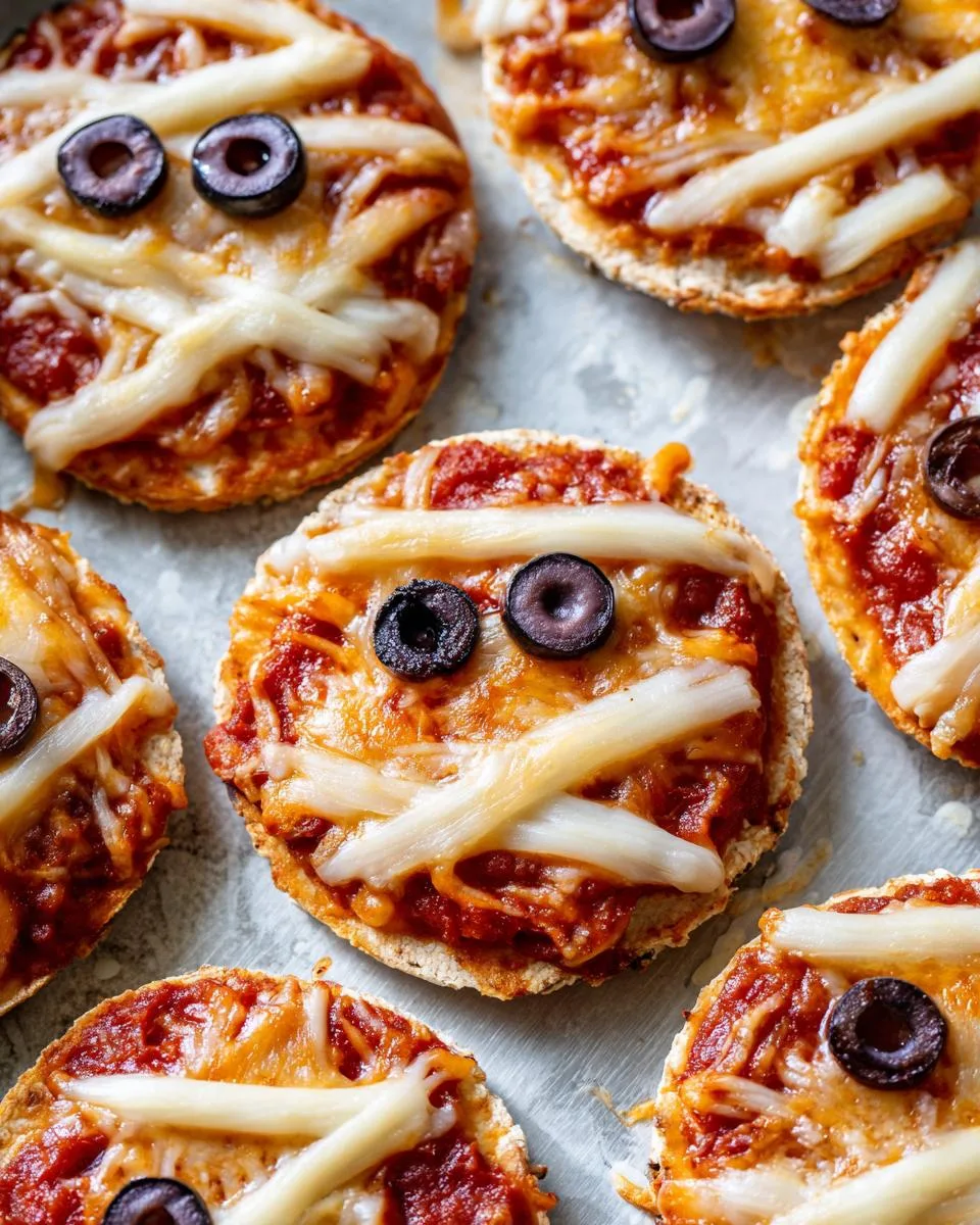 Mini Mummy Pizzas - detail 2
