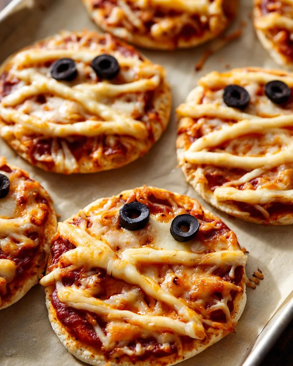 Mini Mummy Pizzas - detail 5
