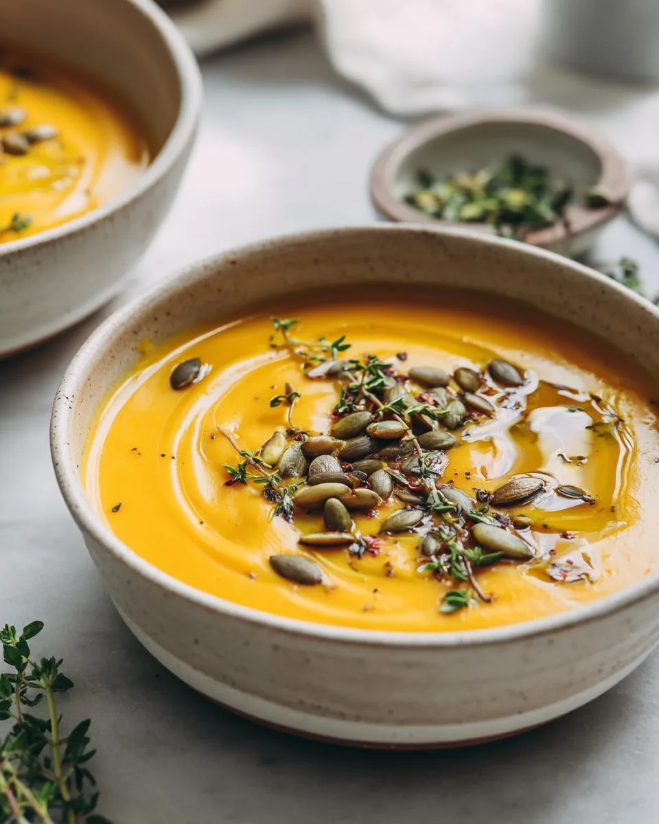 Protein Butternut Squash Soup - detail 2