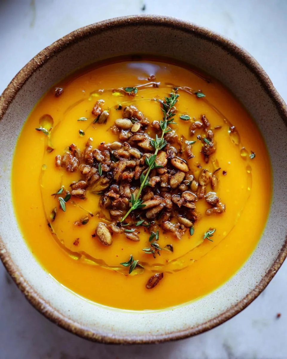 Protein Butternut Squash Soup - detail 4