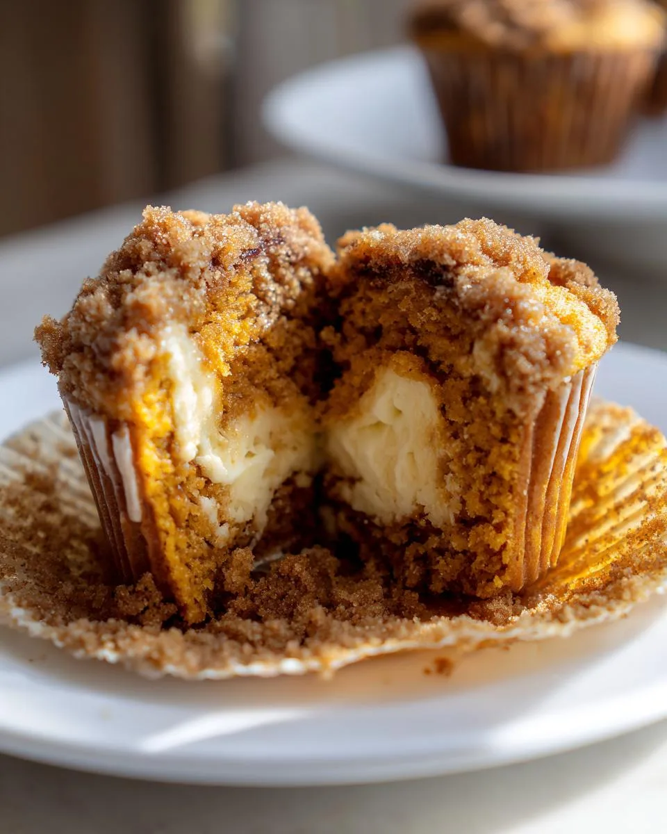 Pumpkin Cheesecake Cupcakes - detail 4