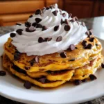 Pumpkin Chocolate Chip Pancakes