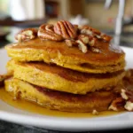 Pumpkin Greek Yogurt Pancakes