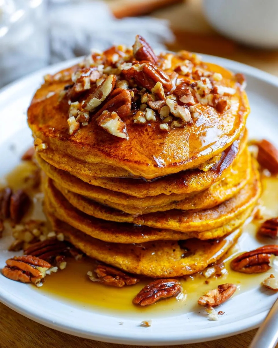 Pumpkin Greek Yogurt Pancakes - detail 4