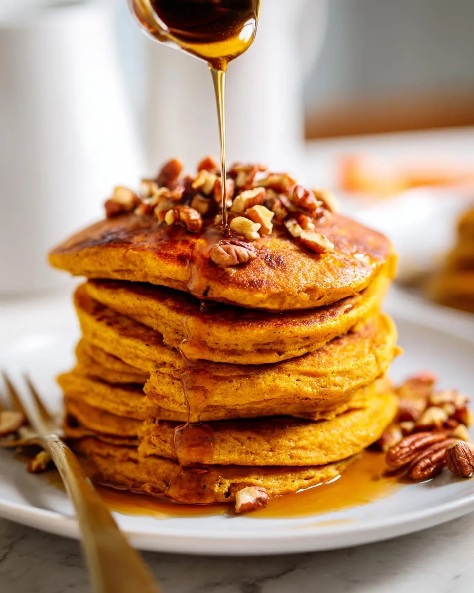 Pumpkin Greek Yogurt Pancakes - detail 5