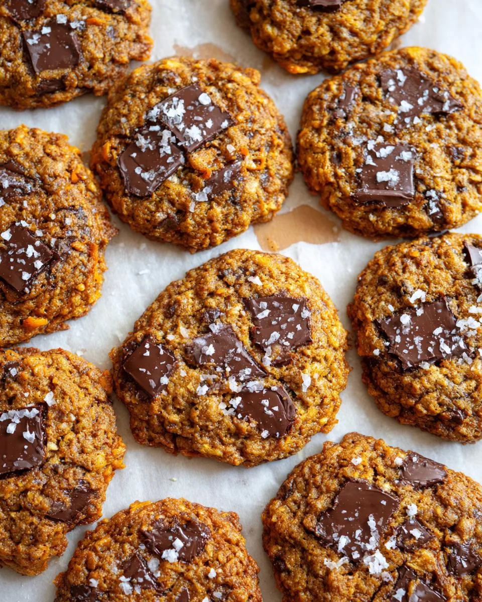 Pumpkin Oatmeal Chocolate Cookies - detail 4