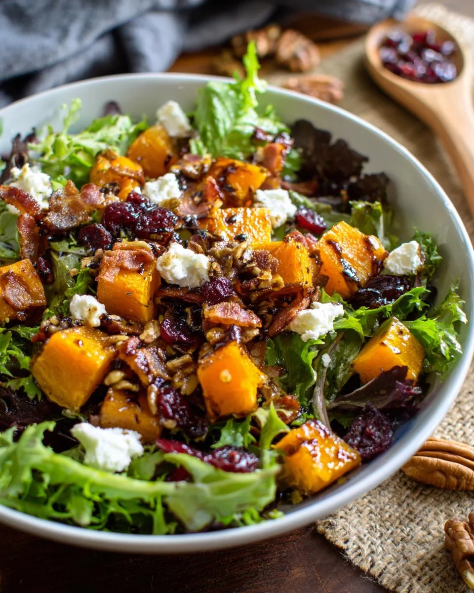 Roasted Butternut Squash Salad - detail 2