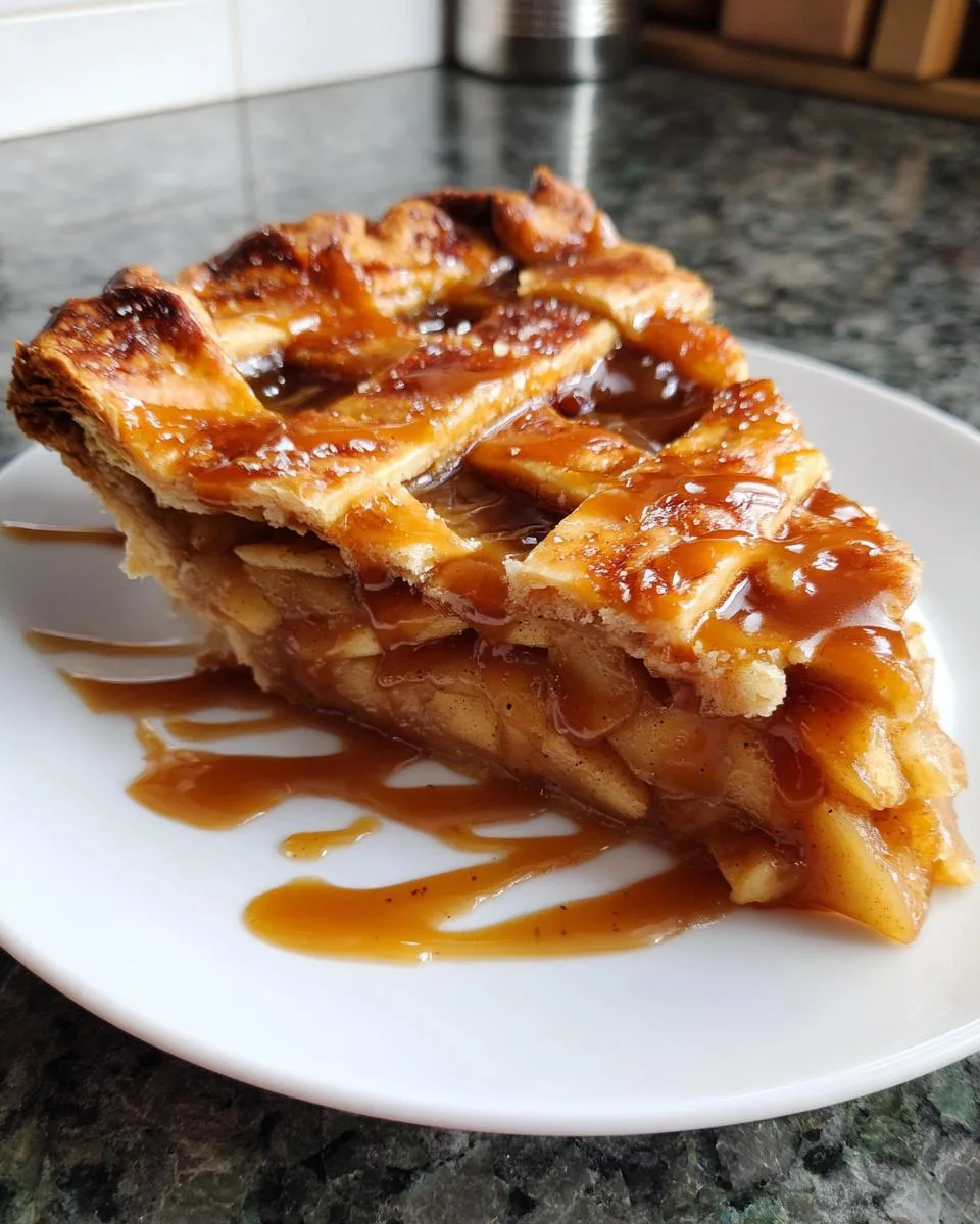 Salted Caramel Apple Pie - detail 2