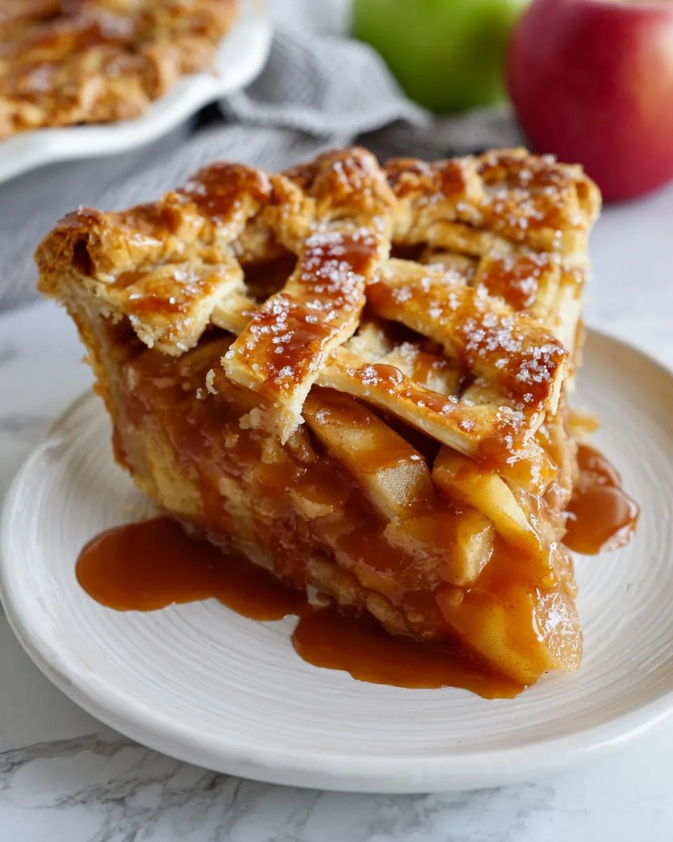 Salted Caramel Apple Pie - detail 3
