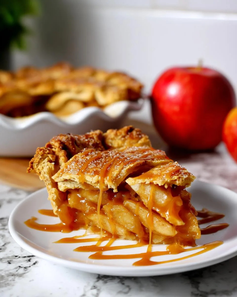 Salted Caramel Apple Pie - detail 5