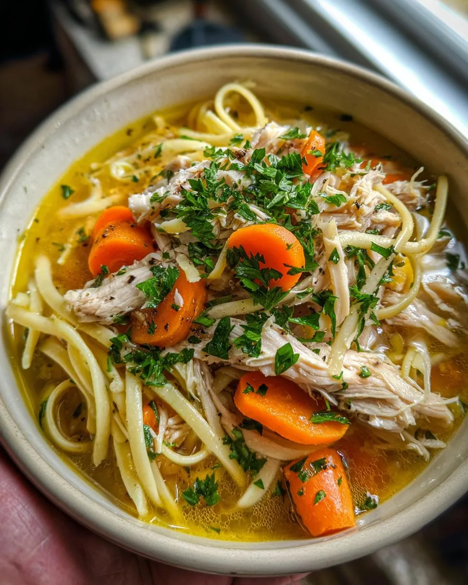 Slow Cooker Chicken Noodle Soup - detail 4