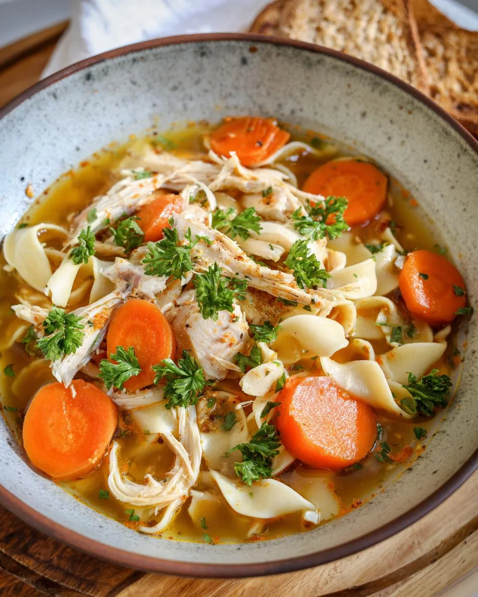 Slow Cooker Chicken Noodle Soup - detail 4