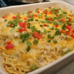 Southern Chicken Spaghetti Casserole