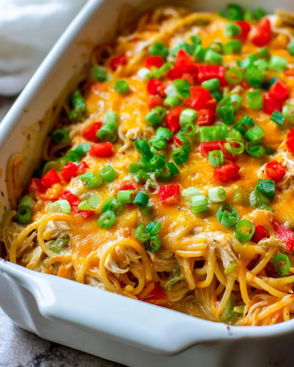 Southern Chicken Spaghetti Casserole - detail 2