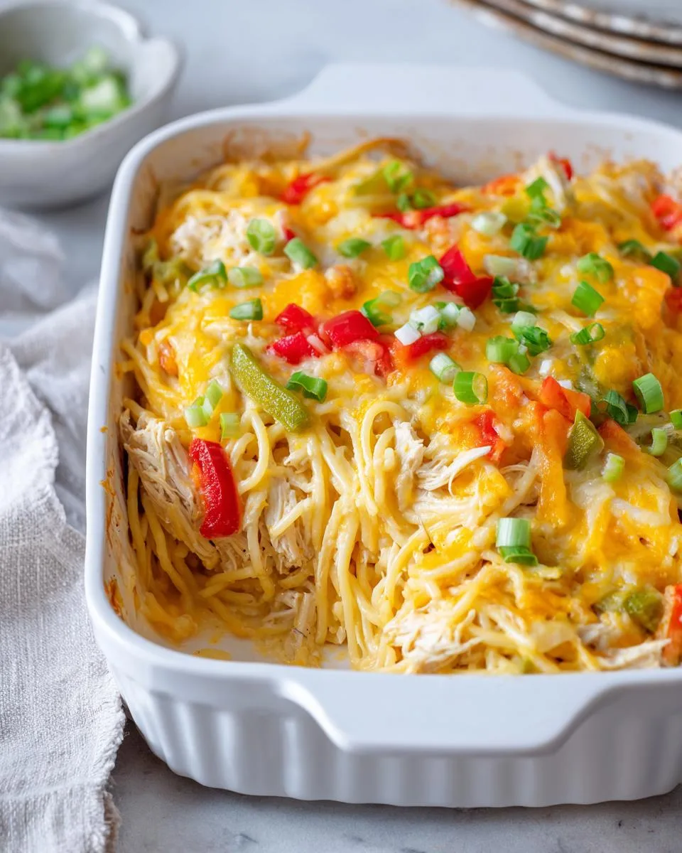 Southern Chicken Spaghetti Casserole - detail 4