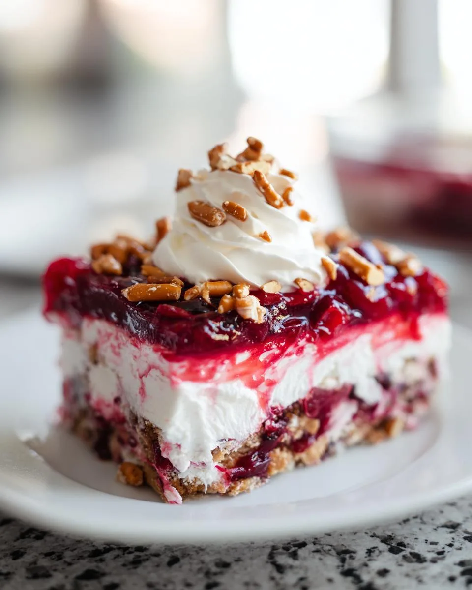 Sweet And Salty Cranberry Salad - detail 4