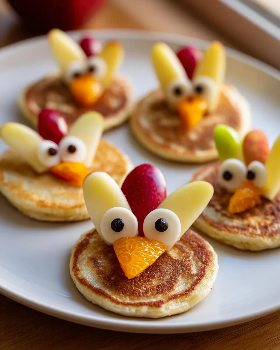 Thanksgiving Turkey Pancakes - detail 2