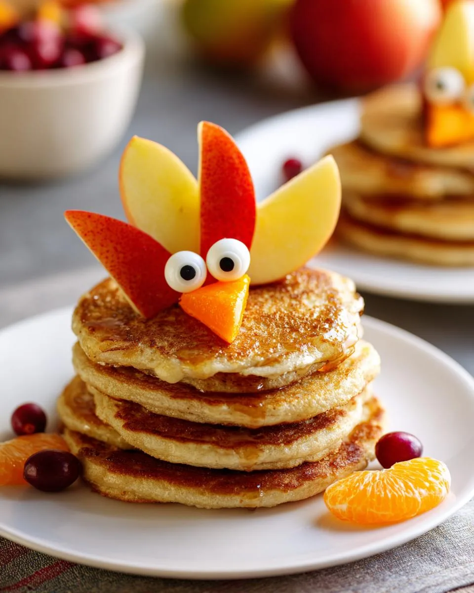 Thanksgiving Turkey Pancakes - detail 3