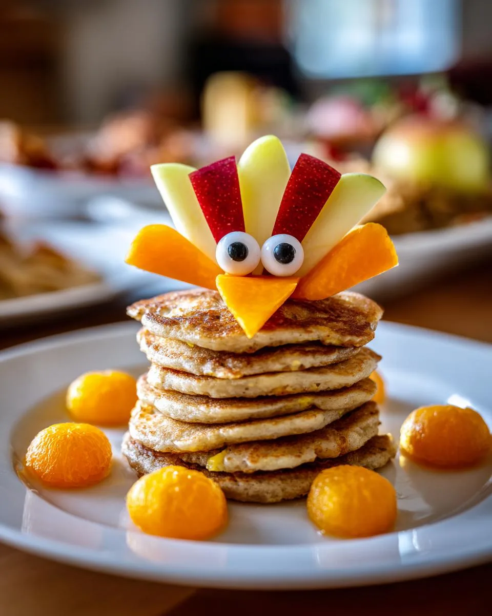 Thanksgiving Turkey Pancakes - detail 5