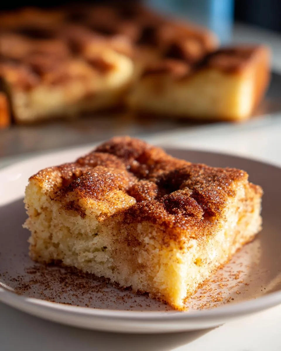 cinnamon sugar blondies - detail 3