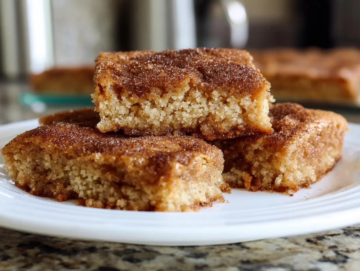 1-Bowl Cinnamon Sugar Blondies That Will Steal Your Heart