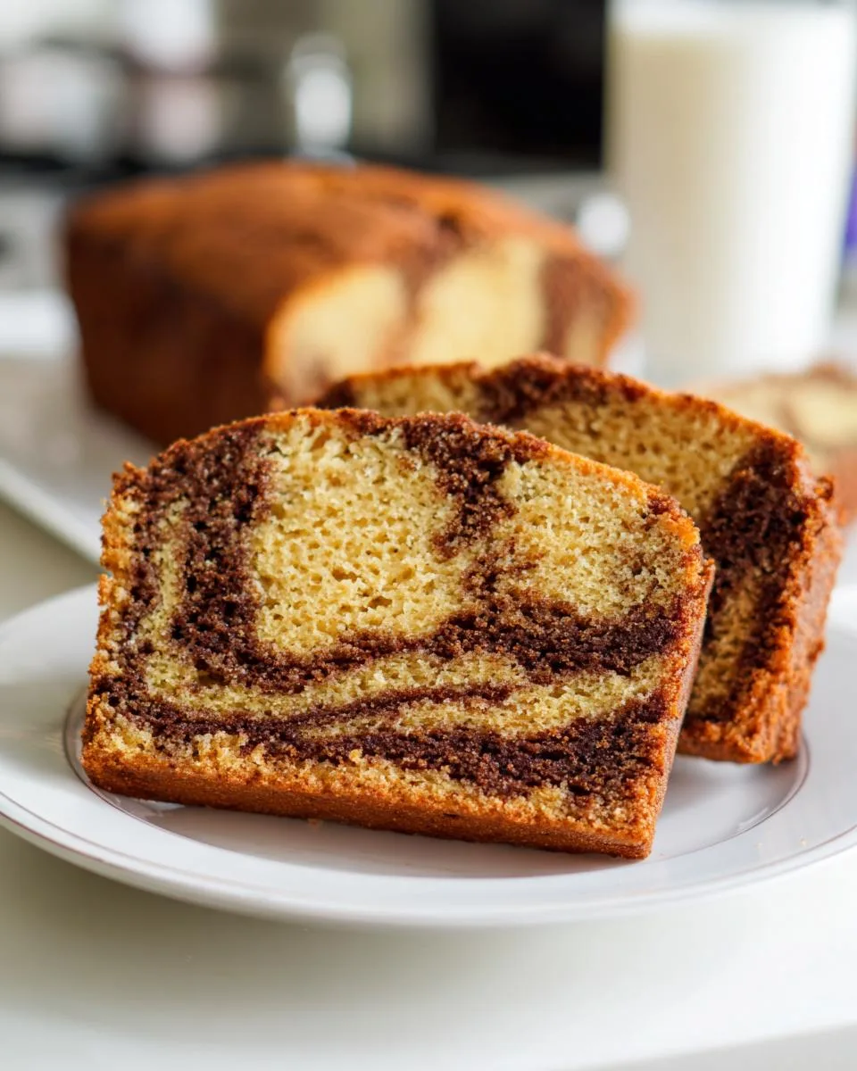 pumpkin bread with Cinnamon Swirl - detail 1