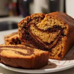 pumpkin bread with Cinnamon Swirl