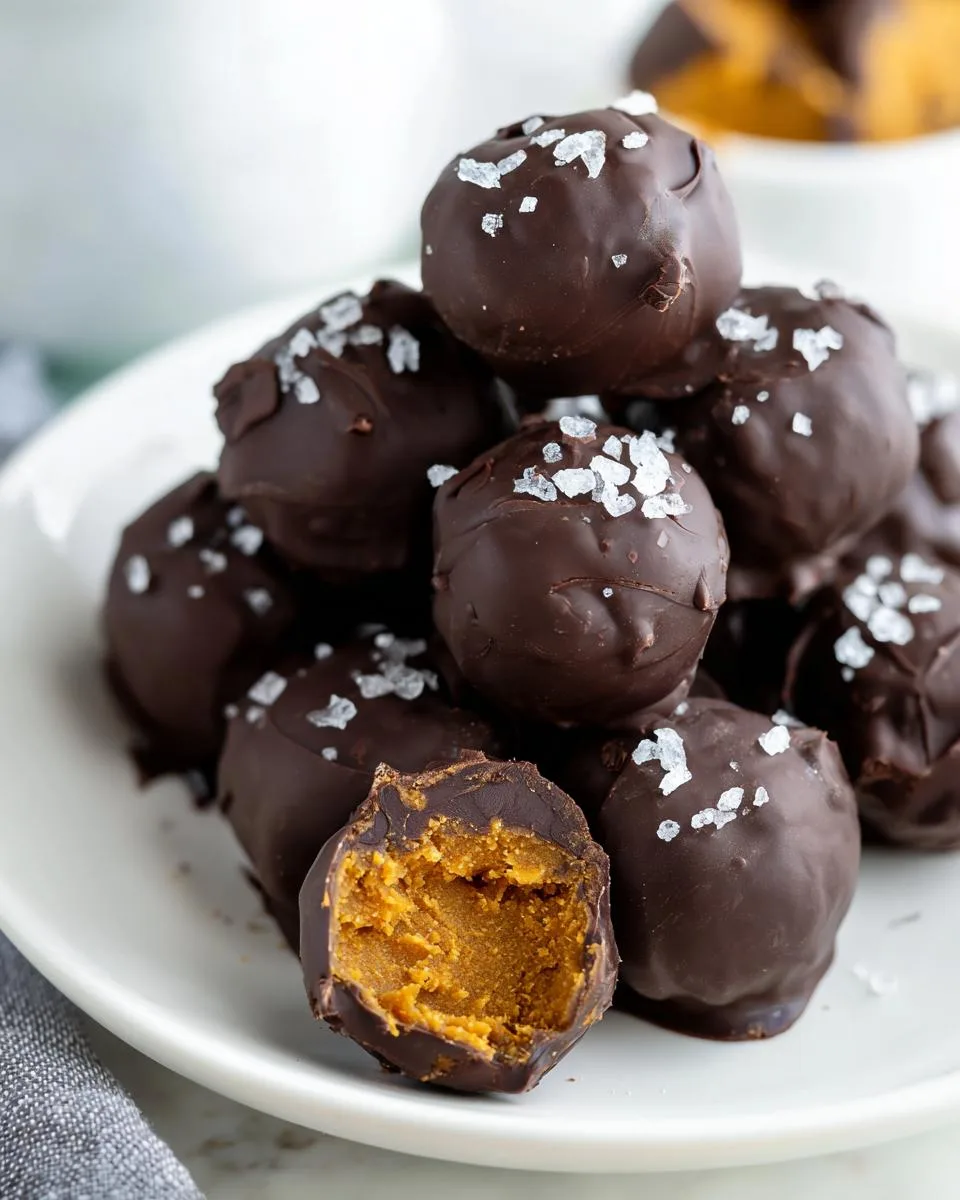 pumpkin truffles - detail 2