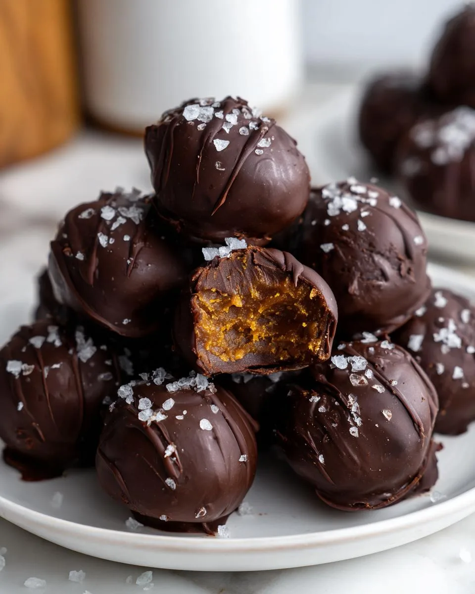 pumpkin truffles - detail 4