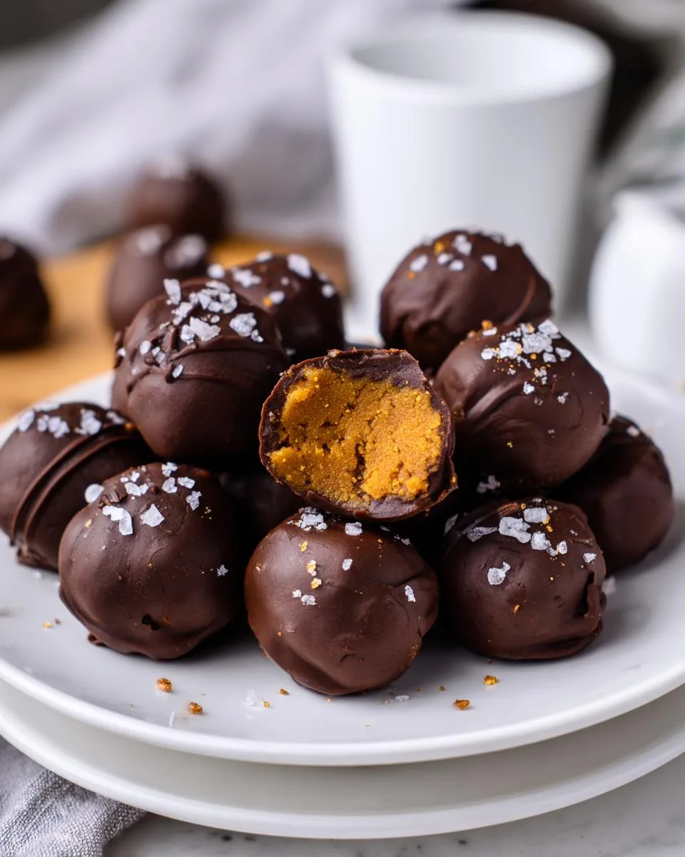 pumpkin truffles - detail 5