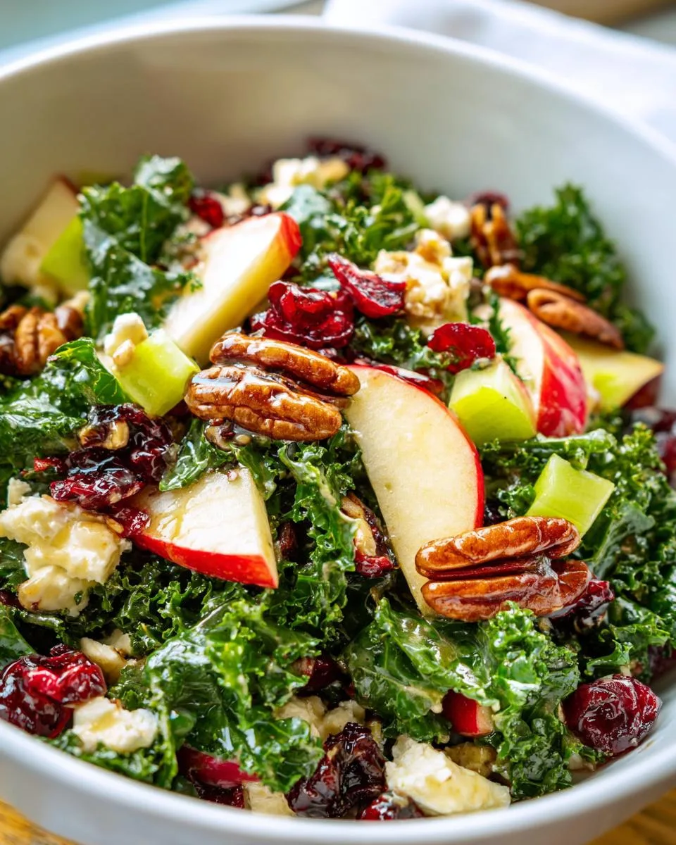 Apple Cranberry Pecan Salad - detail 2