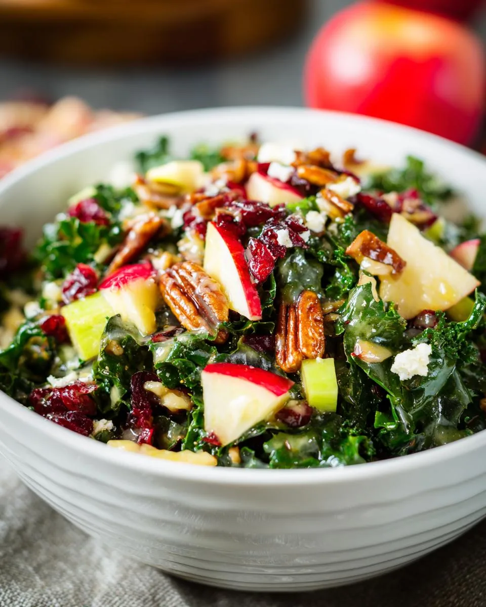 Apple Cranberry Pecan Salad - detail 3