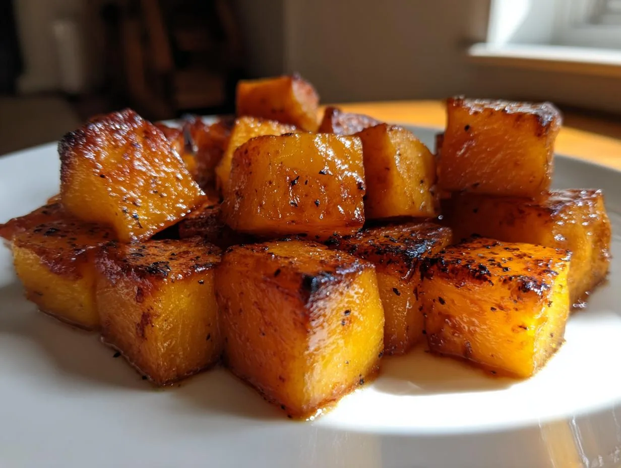 5-Ingredient Brown Sugar Roasted Butternut Squash – Irresistible!
