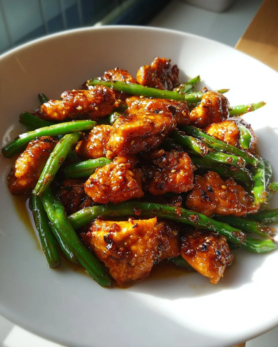 Chicken Breast and Green Beans - detail 2