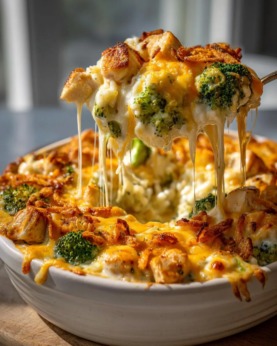 Chicken Broccoli Rice Casserole - detail 2