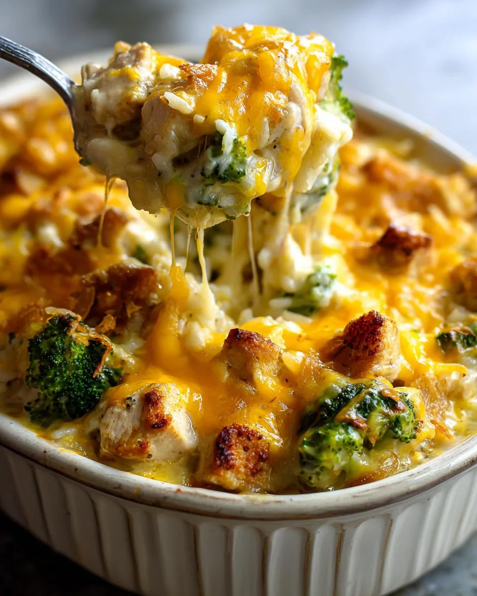 Chicken Broccoli Rice Casserole - detail 3